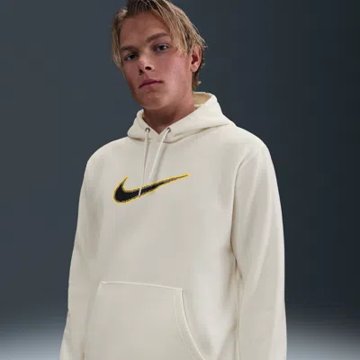Nike Men's  Sportswear Club Fleece Hoodie In White