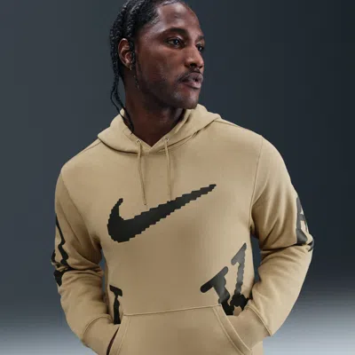 Nike Men's  Sportswear Club Fleece Hoodie In Brown