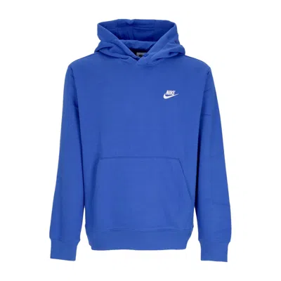 Nike Men's Sportswear Club Fleece Hoodie Game Royal/game Royal/white