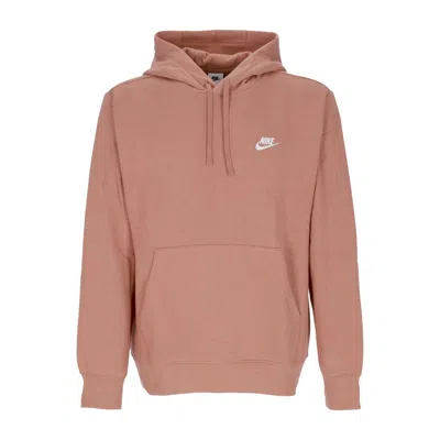 Nike Men's Sportswear Club Fleece Hoodie Mineral Clay/mineral Clay/white