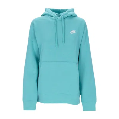 Nike Men's Sportswear Club Fleece Hoodie Washed Teal/washed Teal/white