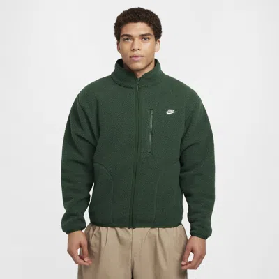 Nike Men's  Sportswear Club Fleece Jacket In Green