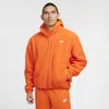Nike Men's  Sportswear Club Fleece Jacket In Orange