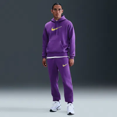 Nike Men's  Sportswear Club Fleece Jogger Pants In Purple