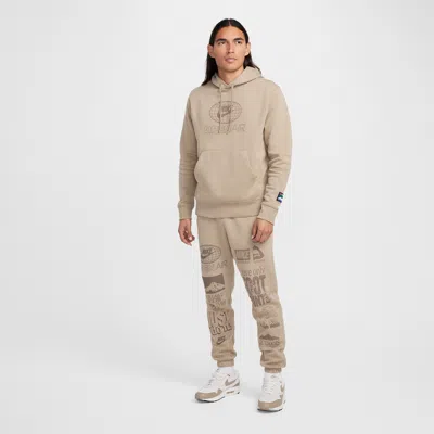 Nike Men's  Sportswear Club Fleece Jogger Pants In Brown