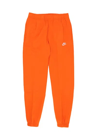 Nike Men Sportswear Club Fleece Pant Safety Orange/safety Orange/white