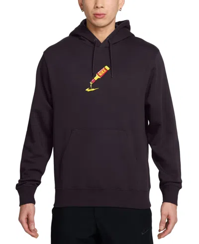 NIKE MEN'S SPORTSWEAR CLUB FLEECE PULLOVER GRAPHIC HOODIE