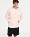 Nike Lightweight Hooded Sweatshirt Men Sportswear Club Hoodie Guava Ice/guava Ice/white In Coral