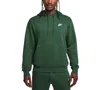 Nike Men's  Sportswear Club Fleece Pullover Hoodie In Fir,fir,wh