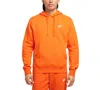Nike Men's  Sportswear Club Fleece Pullover Hoodie In Safety Orange
