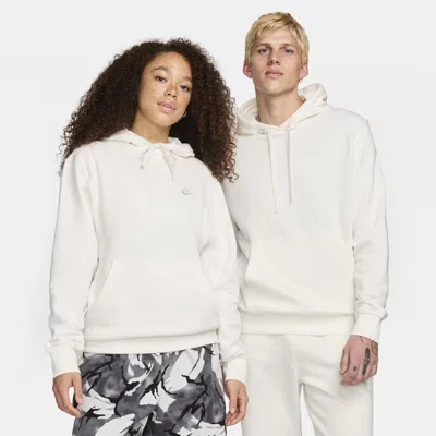 Nike Men's  Sportswear Club Fleece Pullover Hoodie In Sail/ Sail/ White