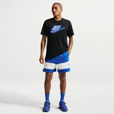 Nike Men's  Sportswear Club Fleece Shorts In Blue