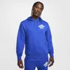 Nike Men's  Sportswear Club Hoodie In Game Royal/game Royal/sail