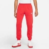 Nike Men's Sportswear Club Jersey Jogger Pants In University Red/university Red/white