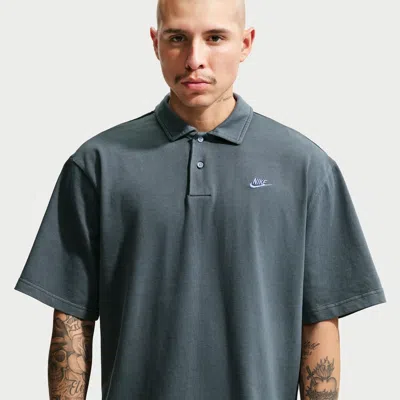 Nike Men's  Sportswear Club Jersey Polo In Blue