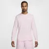 Nike Men's  Sportswear Club Long-sleeve T-shirt In Pink