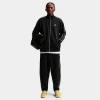 Nike Men's Sportswear Club Oversized Knit Track Jacket In Black