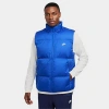 Nike Men's Sportswear Club Primaloft Water-repellent Puffer Vest In Game Royal/white