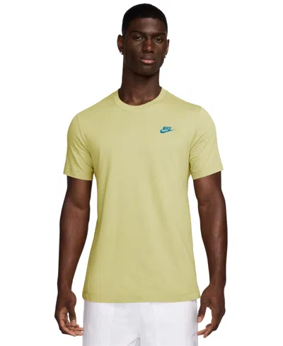 Nike Men's Sportswear Club Short Sleeve T-shirt In Yellow