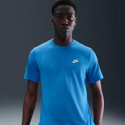Nike Men's  Sportswear Club T-shirt In Blue