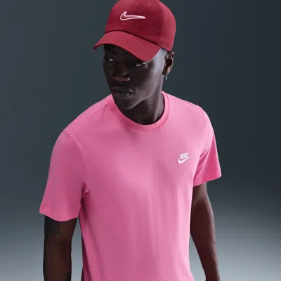 Nike Men's  Sportswear Club T-shirt In Pink