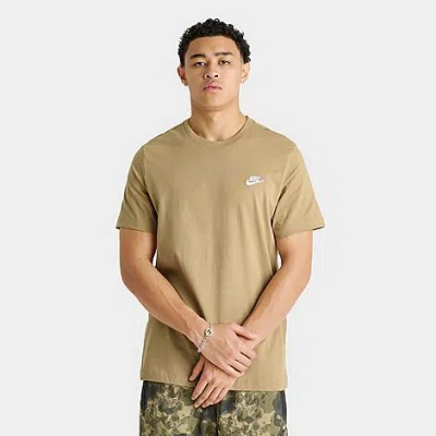 Nike Men's Sportswear Club T-shirt In Brown