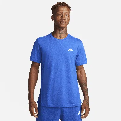 Nike Men's  Sportswear Club T-shirt In Blue
