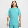 Nike Men's  Sportswear Club T-shirt In Blue