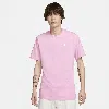 Nike Men's  Sportswear Club T-shirt In Pink Rise