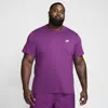 Nike Men's  Sportswear Club T-shirt In Purple