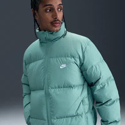 Nike Men's  Sportswear Club Therma-fit Down Puffer Jacket In Green