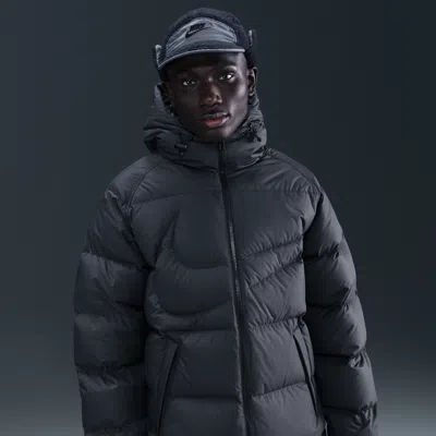Nike Men's  Sportswear Club Therma-fit Loose Parka In Black