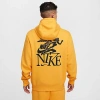 Nike Men's Sportswear Club Victory Graphic Hoodie In University Gold/university Gold/black