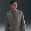Nike Men's  Sportswear Club Washed Fleece Hoodie In Gray