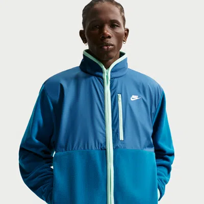 Nike Men's  Sportswear Club Winterized Full-zip Jacket In Blue