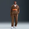 Nike Club Fleece Loose Fit Sweatpants In Brown