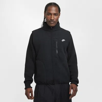 Nike Men's  Sportswear Club Winterized Vest In Black/white