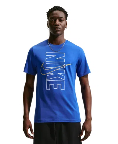 Nike Men's Sportswear Crewneck T-shirt In Blue