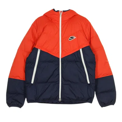 Nike Men's Sportswear Down-fill Windrunner Chile Red/midnight Navy/black
