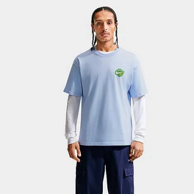 Nike Mens  Nsw Orange T-shirt In Hydrogen Blue