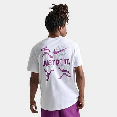 Nike Men's Sportswear Global Graphic T-shirt Size 2xl 100% Cotton In White
