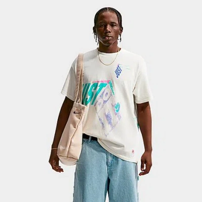 Nike Men's Sportswear Just Do It Dna Graphic T-shirt In White