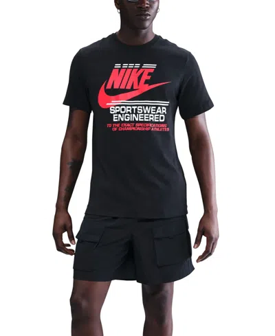 Nike Men's Sportswear Logo T-shirt In Animal Print