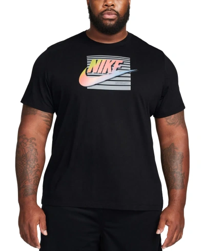 Nike Men's Sportswear Logo T-shirt In Black