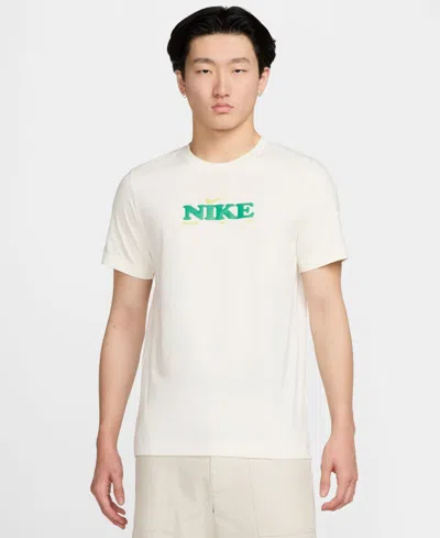 Nike Men's Sportswear Logo T-shirt In Sail