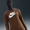 Nike Men's  Sportswear Long-sleeve T-shirt In Brown