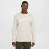 Nike Men's  Sportswear Long-sleeve T-shirt In Brown