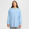 Nike Men's  Sportswear Long-sleeved M90 T-shirt In Blue
