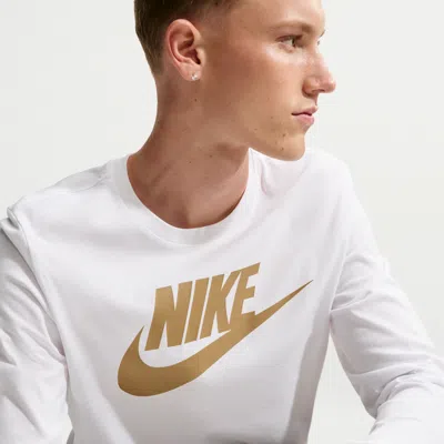 Nike Men's  Sportswear Long-sleeve T-shirt In White