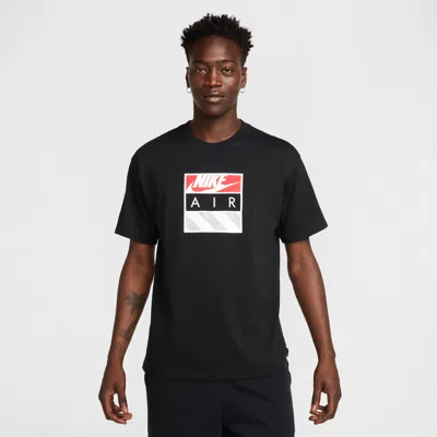Nike Men's  Sportswear Max90 T-shirt In Black
